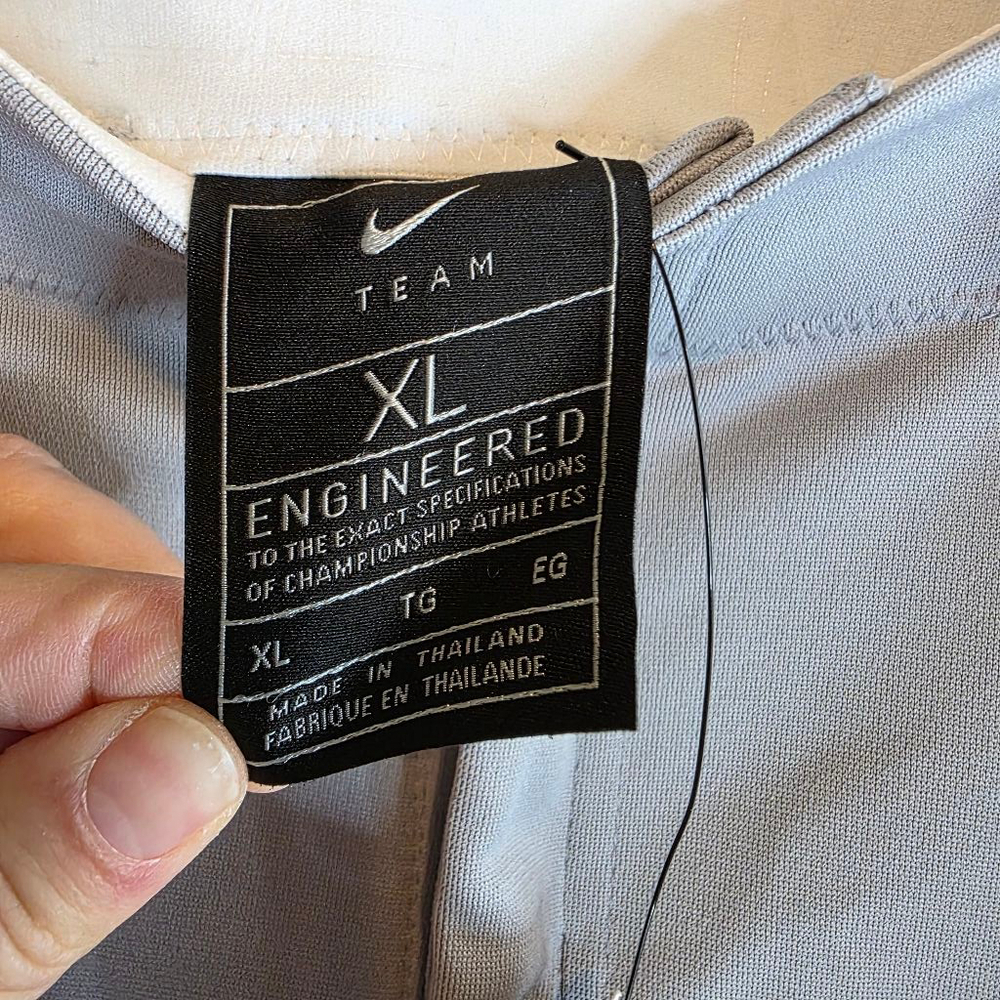 Kids Nike Baseball Pants XL Gray - Picture 5 of 7